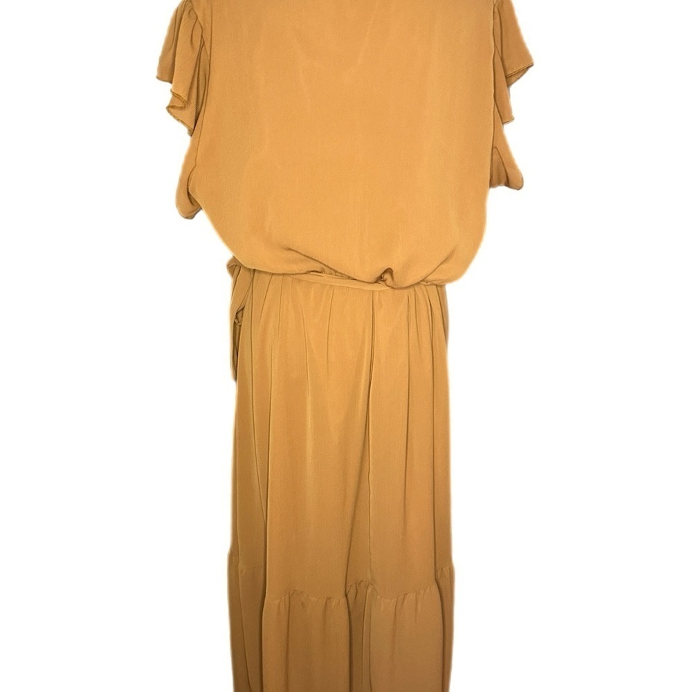 PrettyGarden Maxi Wrap Dress with Ruffle Sleeves size XL - Picture 5 of 9